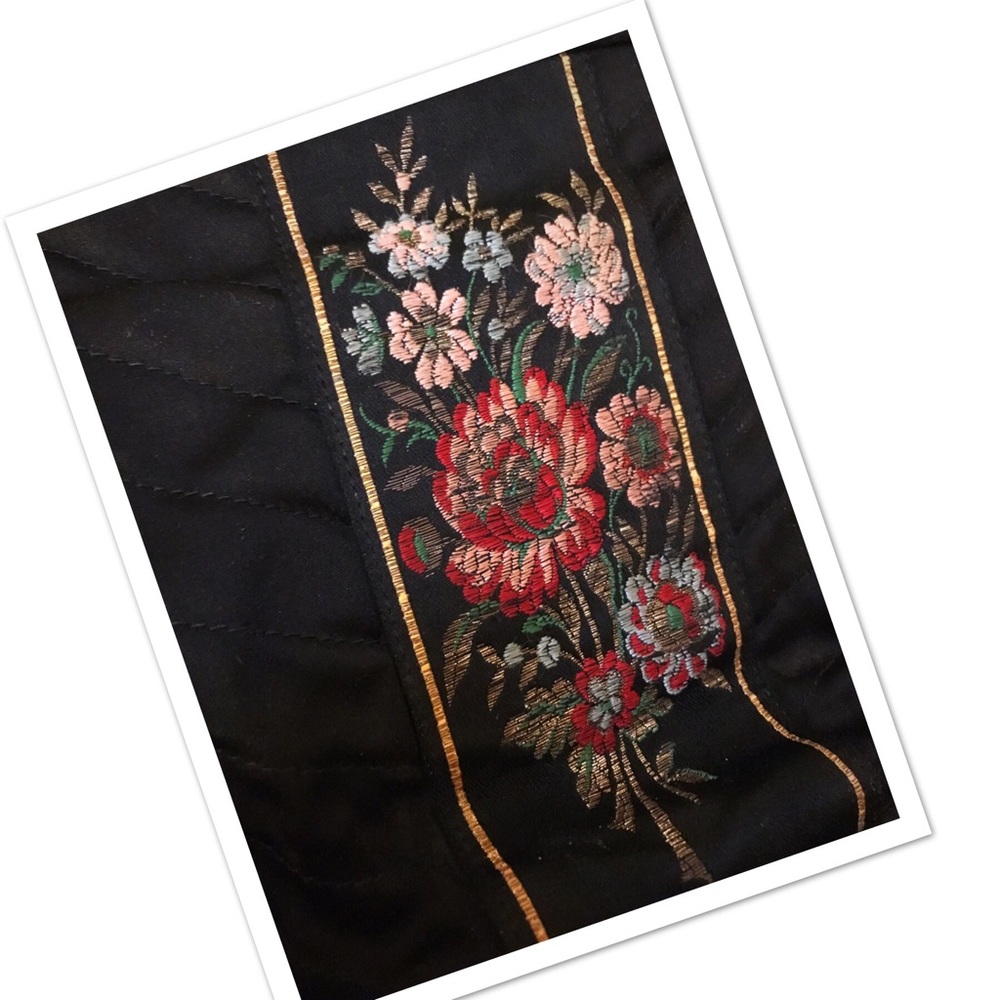 1950s Unique Vintage Embroidered Pinup Clutch Bag - Picture 6 of 8